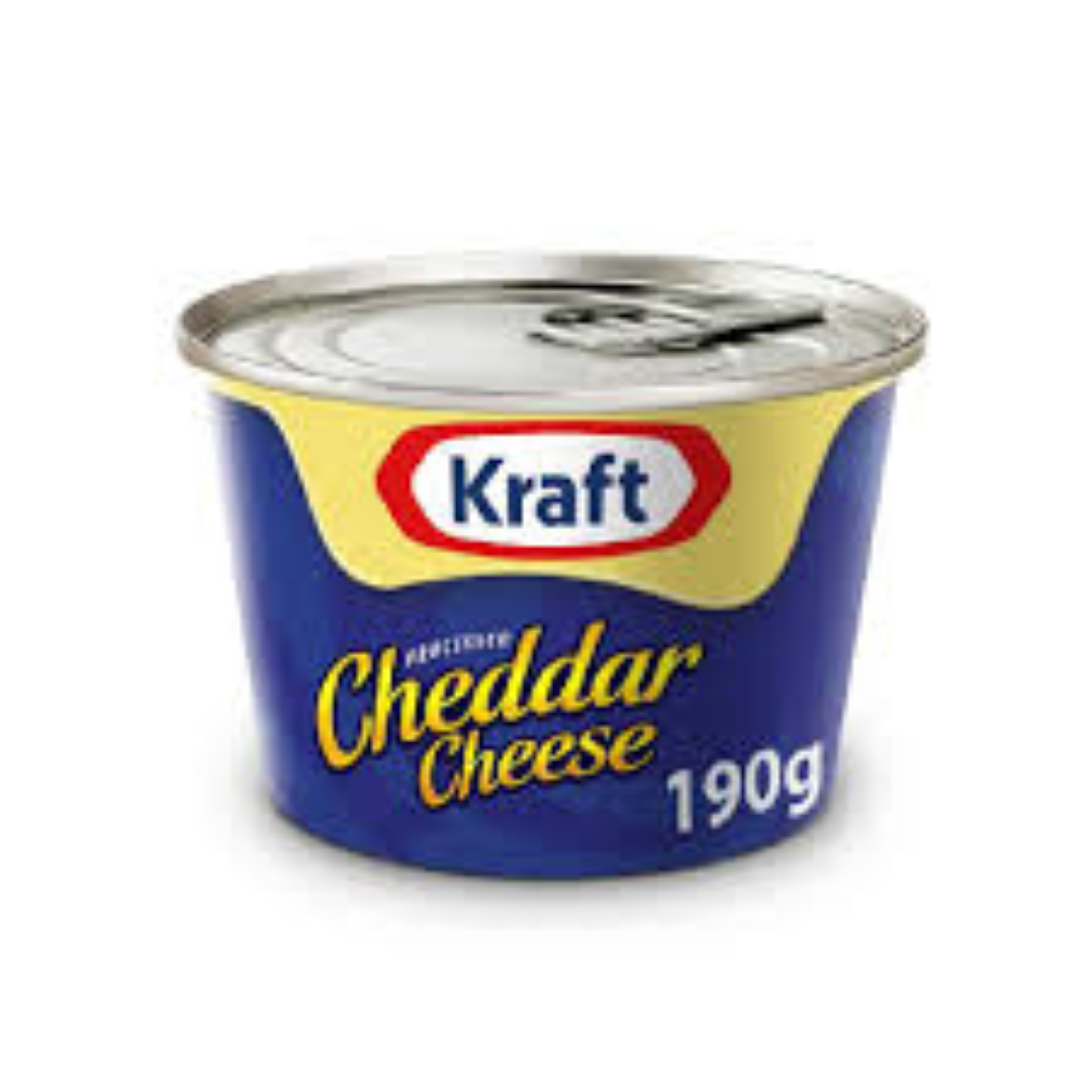 KRAFT CHEDDAR CHEESE 190G